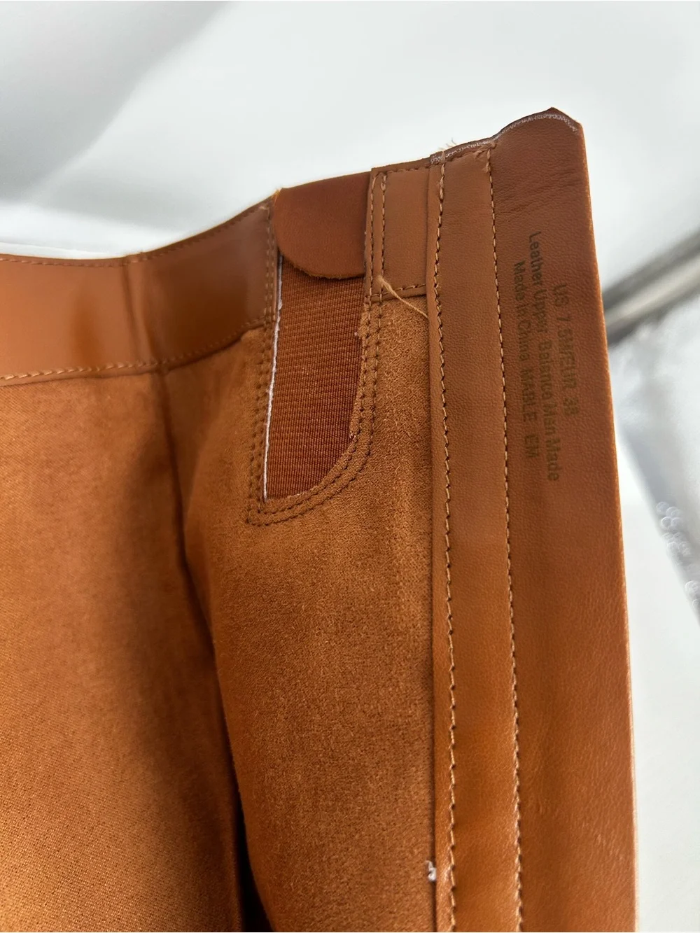Sam Edelman Mable Women's Tall Riding Boots side zip Rich Cognac size 7.5 M